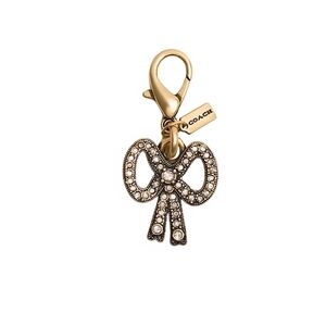 Coach mini bow charm